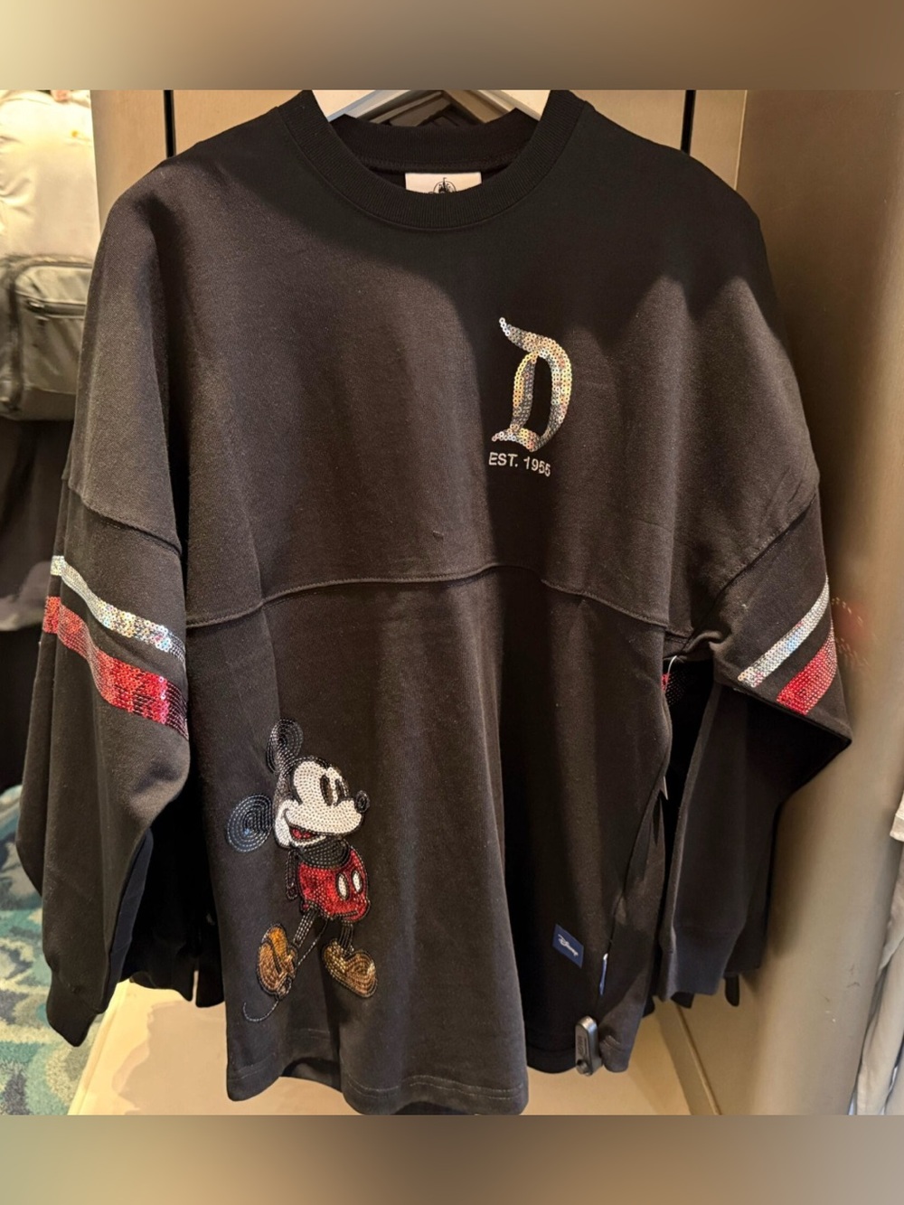 Disneyland Resort Sequined Spirit Jersey NWT - Picture 2 of 6